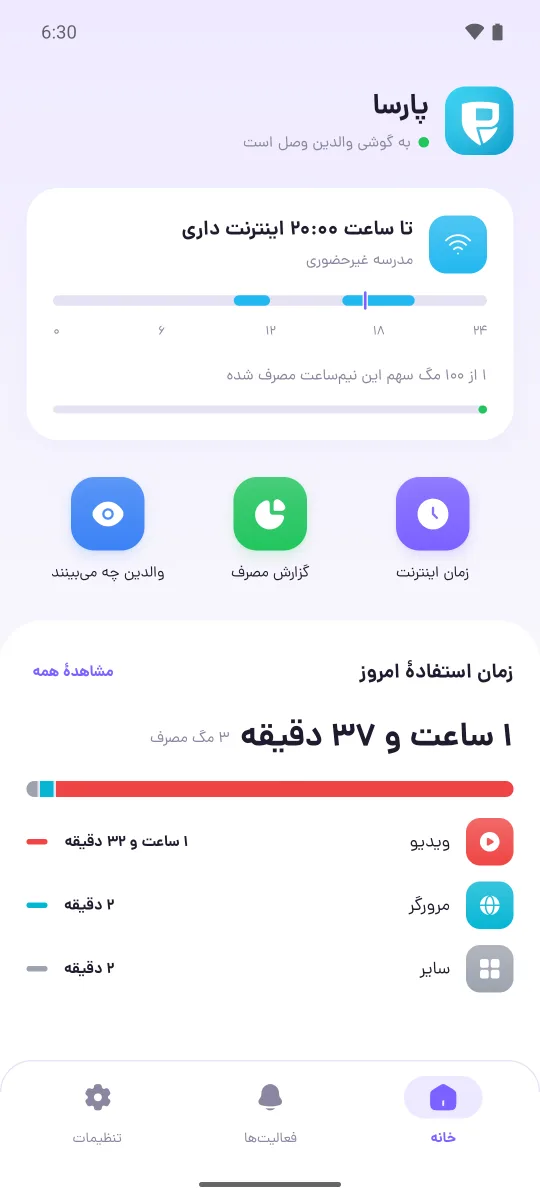 پوکورا فرزند روی موبایل پارسا